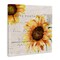 Stupell Industries Sunflower Vintage Mail Post Canvas Wall Art